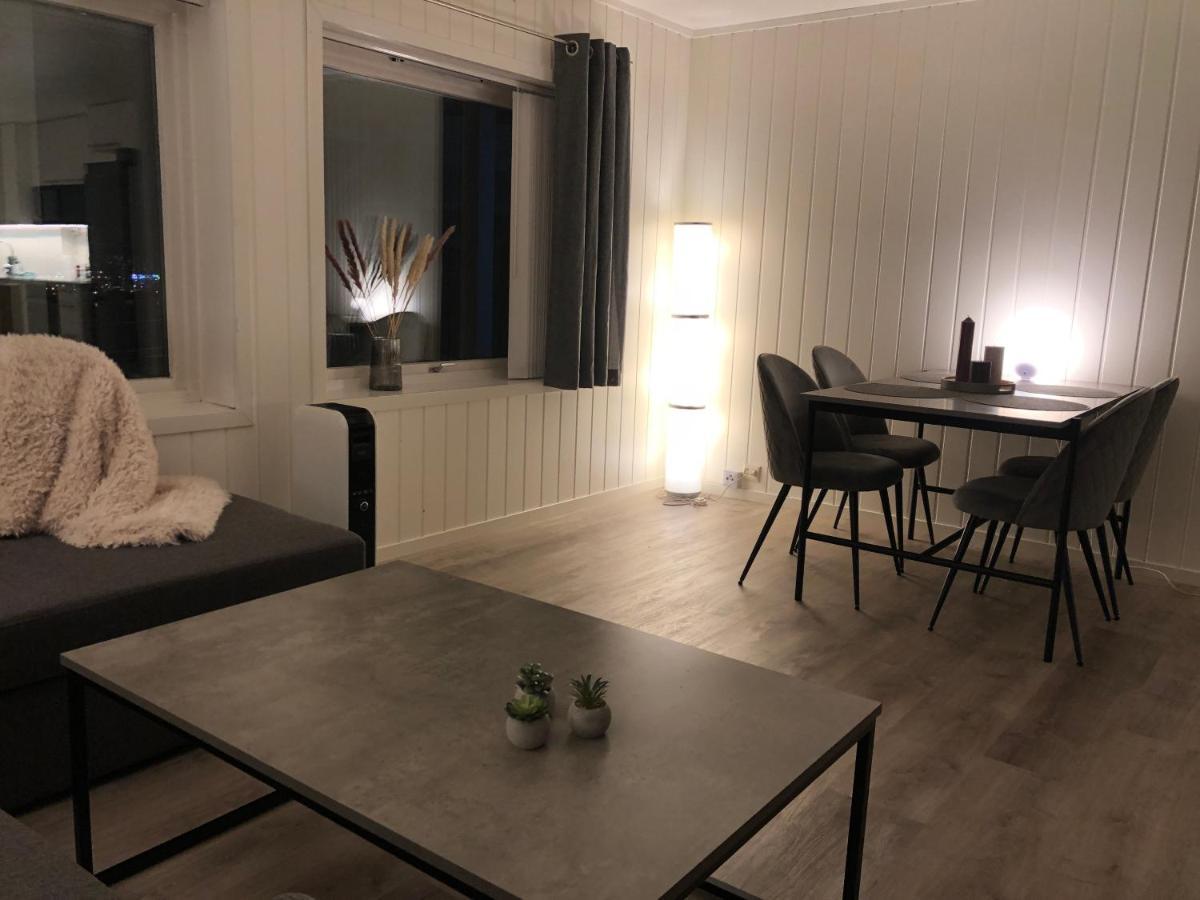 Moderne Og Trivelig Leilighet, Med Unik Utsikt Tromso Luaran gambar