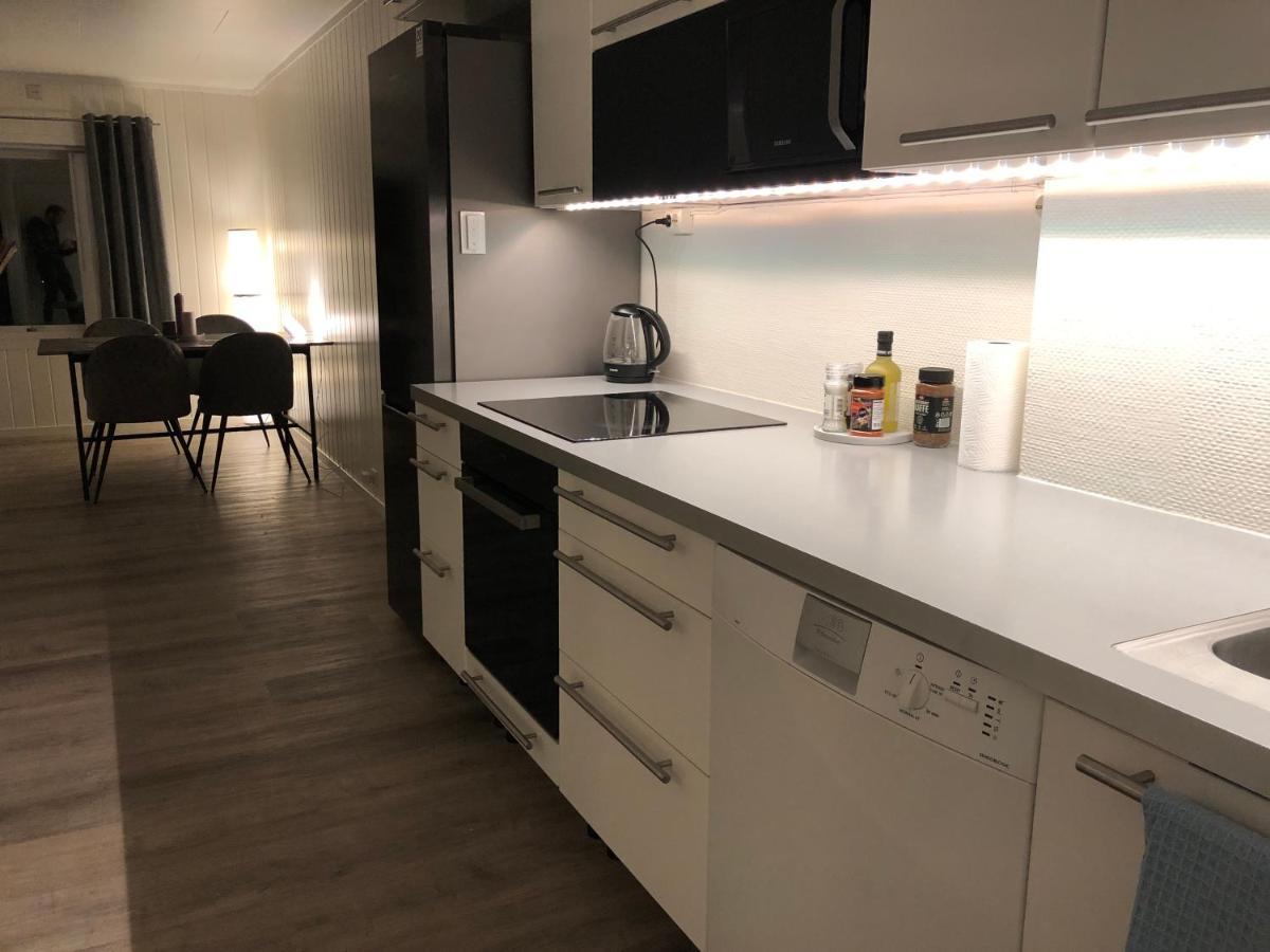 Moderne Og Trivelig Leilighet, Med Unik Utsikt Tromso Luaran gambar