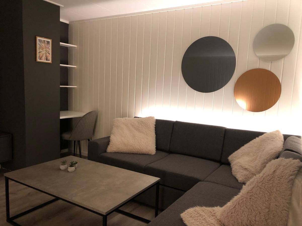 Moderne Og Trivelig Leilighet, Med Unik Utsikt Tromso Luaran gambar